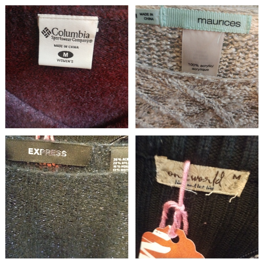 Womens 4pc Name Brand Sweater Bundle Lot
